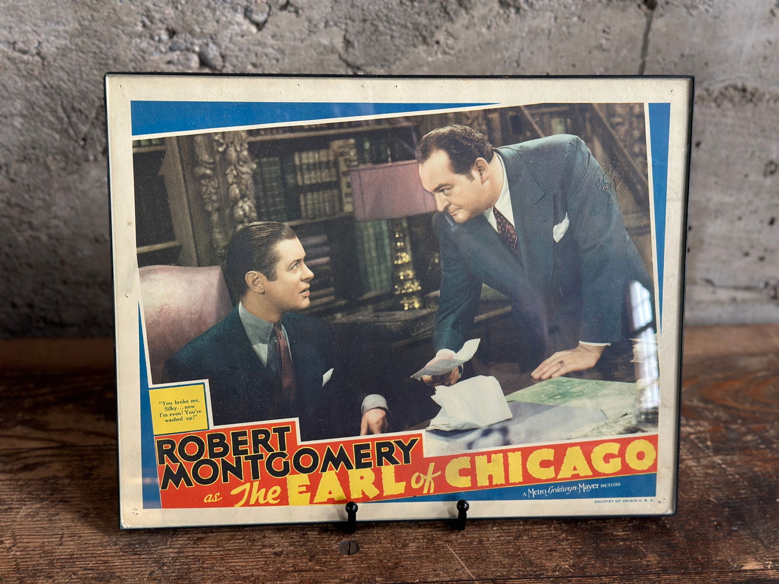 'THE EARL OF CHICAGO', 'THREE WISE FOOLS' AND ASSORTED LOBBY CARDS (1 of 10)