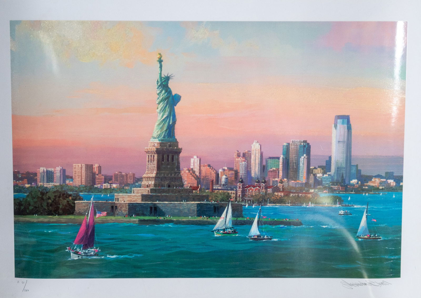ALEXANDER CHEN, 'STATUE OF LIBERTY JERSEY CITY' (1 of 6)