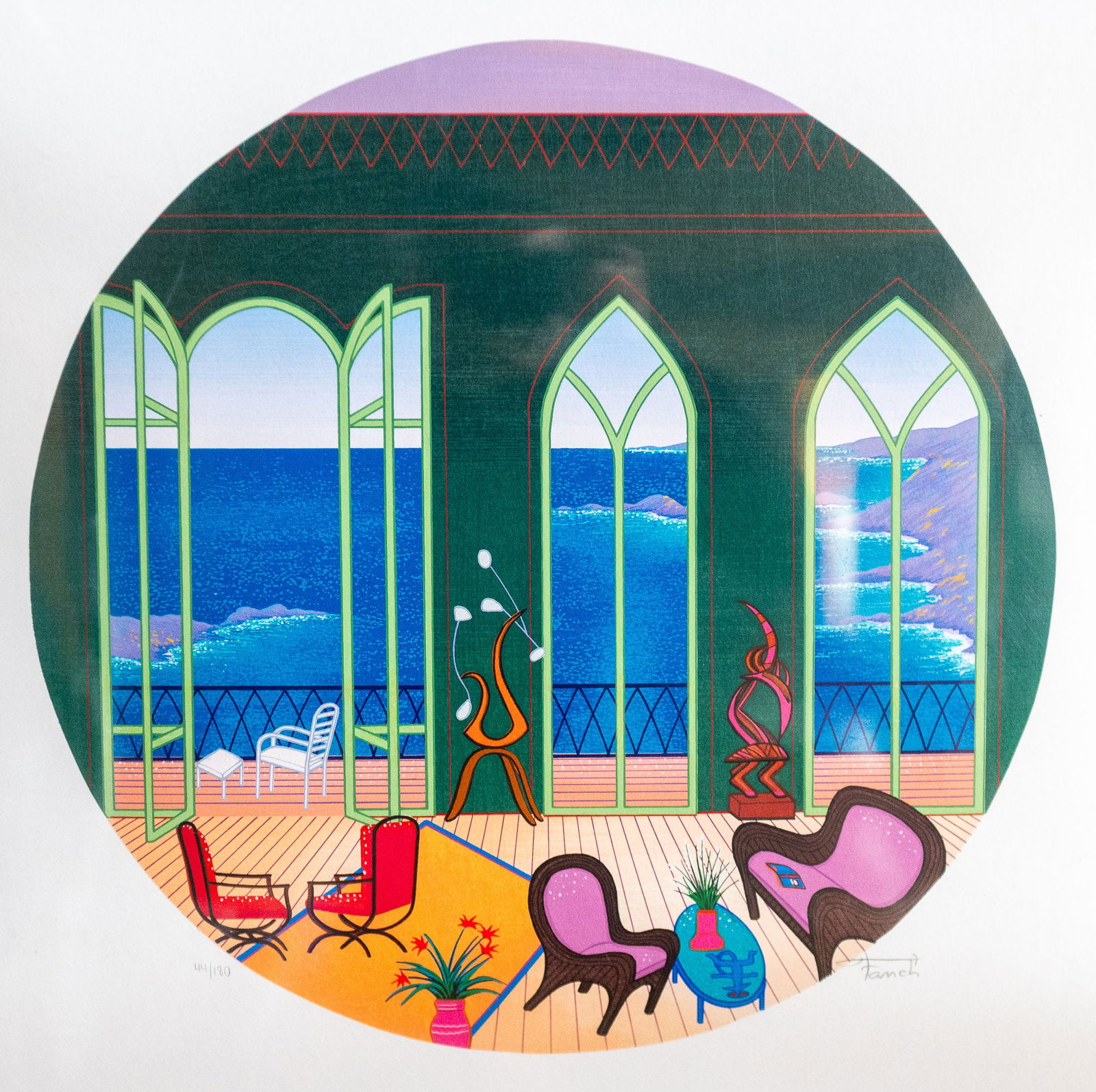 FRANCOIS LEDAN, 'OVERLOOKING MENDOCINO I' (1 of 6)