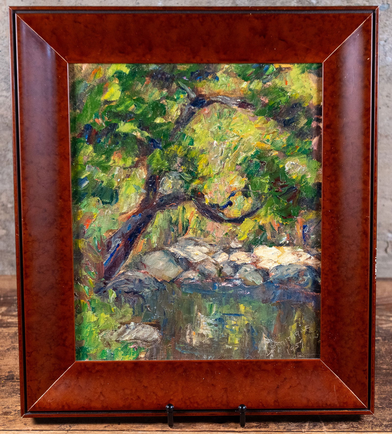 JOHN AUGUST DOMINIQUE, OIL ON BOARD (1 of 6)