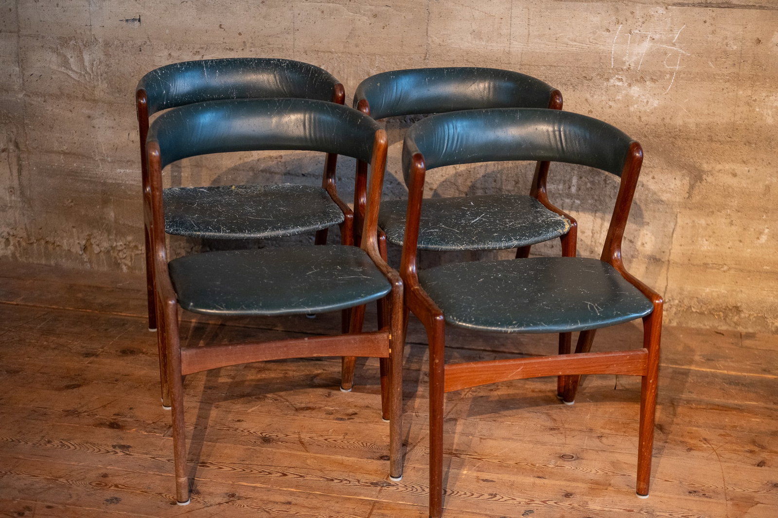 MID-CENTURY MODERN TEAK CHAIRS (1 of 8)