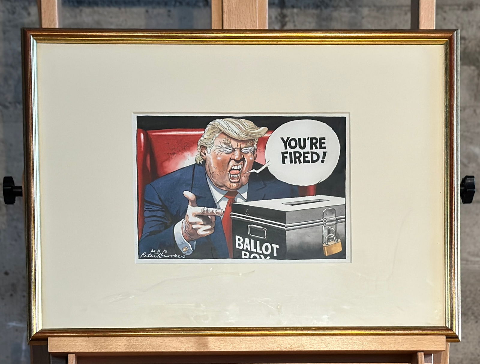 PETER BROOKES, 'YOU'RE FIRED!' (1 of 5)