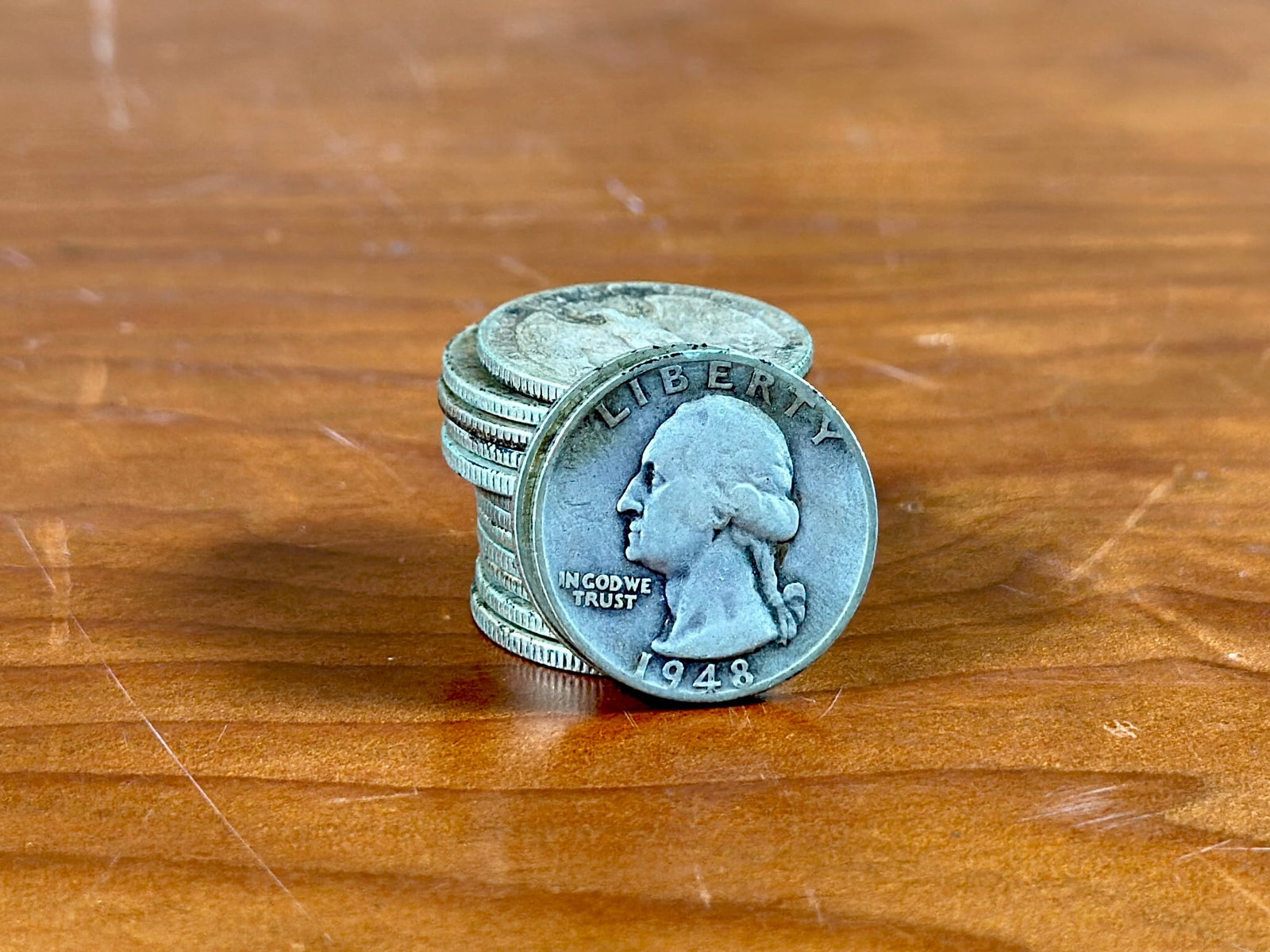 14 90% SILVER QUARTERS (1 of 2)