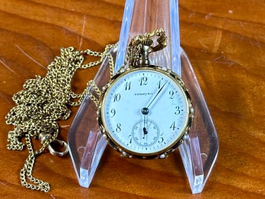 18K TIFFANY & CO WATCH, 1865 'PRESIDENT LINCOLN'