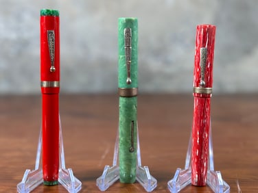 CRITERION, AMBASSADOR, & COLLEGIAN FOUNTAIN PENS, 14K GOLD NIBS