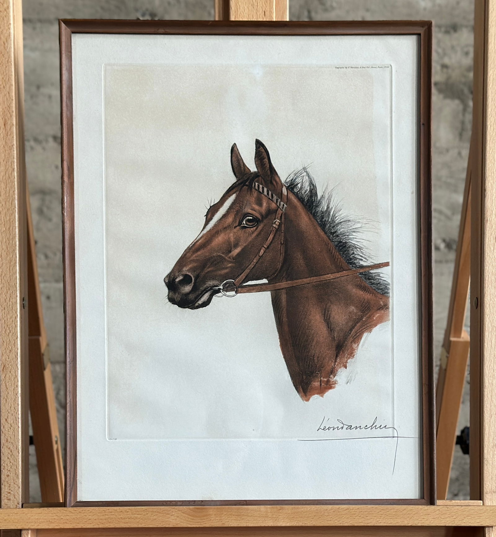 LEON DANCHIN, 'FOAL HEAD' (1 of 4)