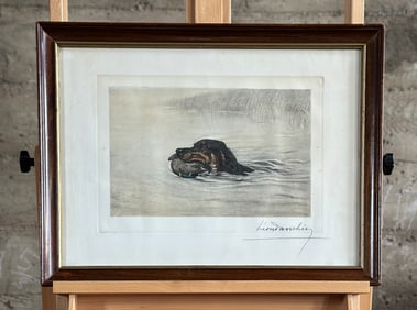 LEON DANCHIN, 'SPANIEL WITH CATCH'