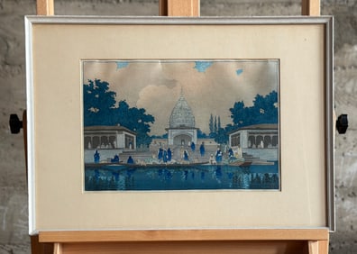 CHARLES W. BARTLETT, 'A VILLAGE TEMPLE, KASHMIR'