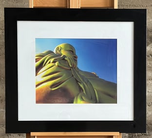BUDDHA, FRAMED PHOTOGRAPH