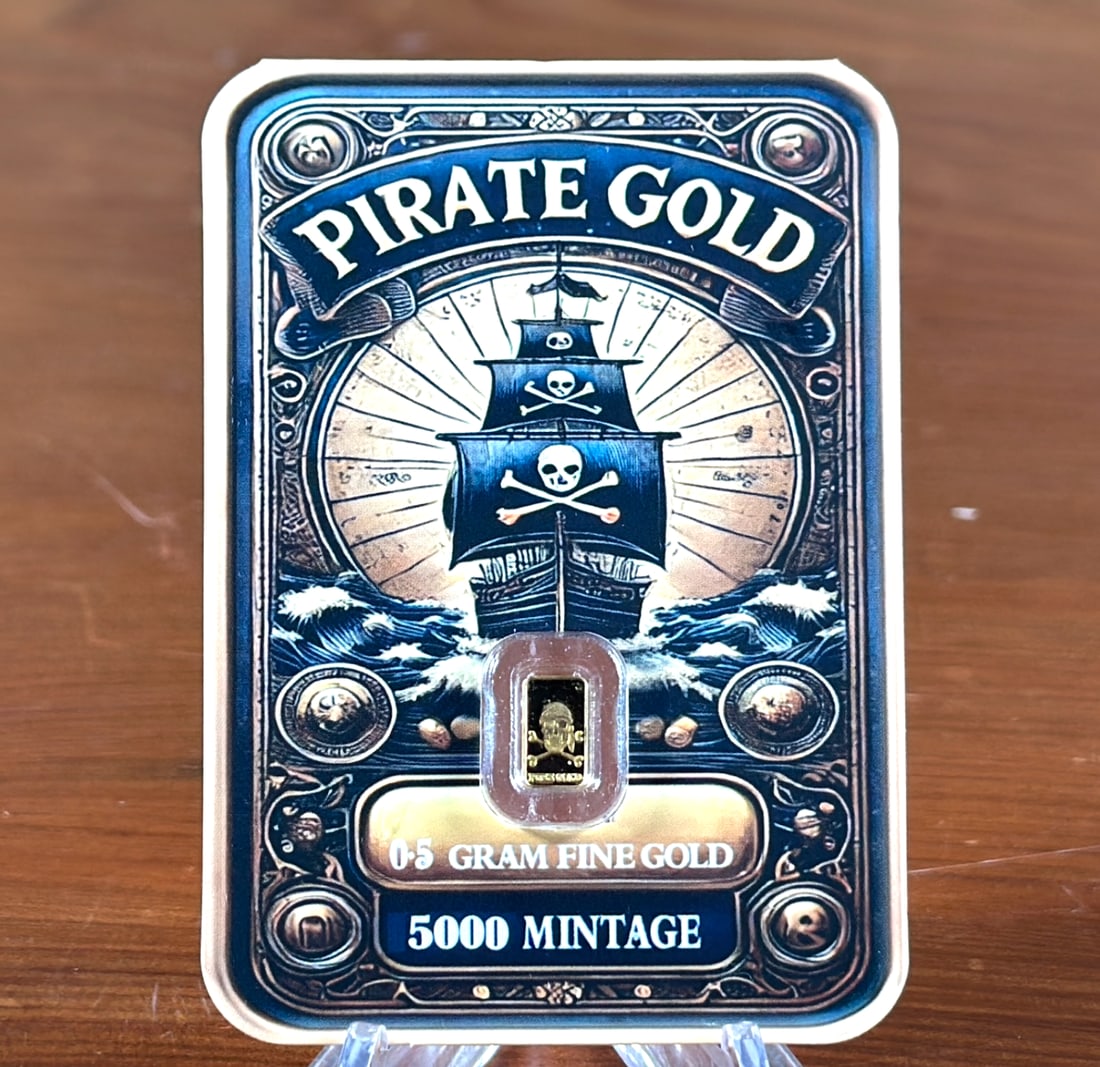 .5 GRAM PIRATE GOLD, LIMITED MINTAGE