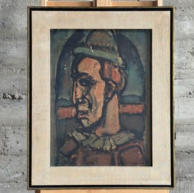 GEORGES ROUAULT, 'PROFILE OF A CLOWN'