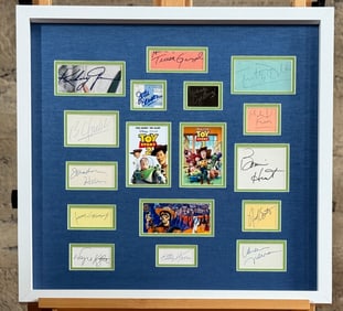 TOY STORY & COCO MOVIE AUTOGRAPHS IN FRAME