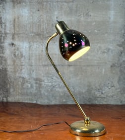 BRASS DESK LAMP, DUMOND LAMP CO