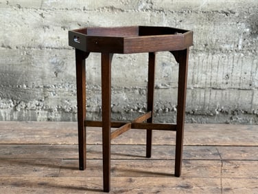 WOOD TEA TRAY TABLE