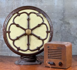 ATWATER KENT MODEL E SPEAKER & EXECUTONE RADIO