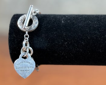 TIFFANY & CO HEART TAG BRACELET, 'RETURN TO TIFFANY'