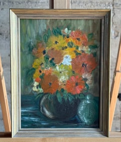M. BREY, OIL ON BOARD