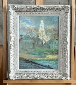GERRIT BENEKER, 'PROVINCETOWN VILLAGE CHURCH 1915'