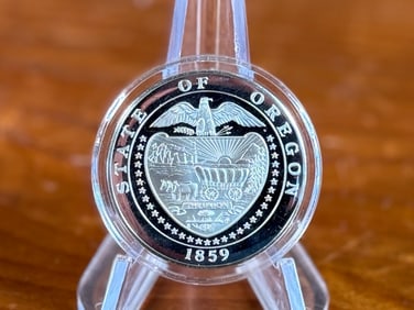 STERLING OREGON STATE PROOF COIN