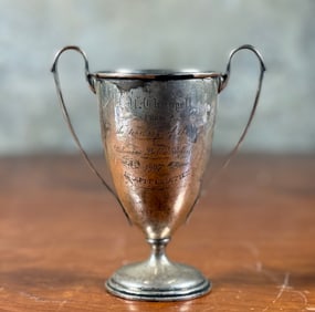 STERLING SILVER GOBLET AWARD, 1907