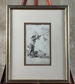 19TH CENTURY GERMAN PEN & INK DRAWING