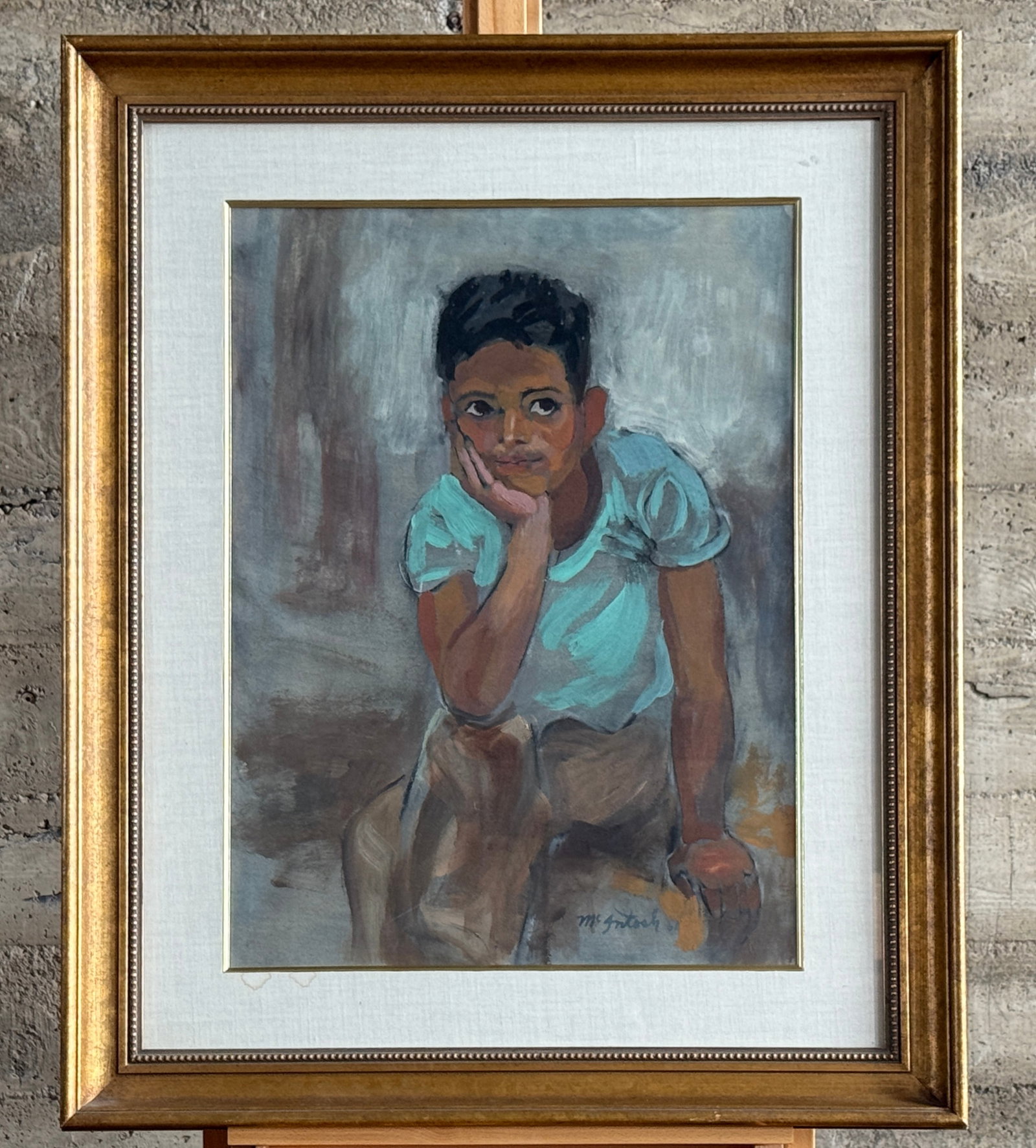 P.R. MCINTOSH, 'SITTING BOY' (1 of 6)
