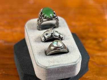 VINTAGE STERLING SILVER RINGS