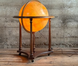 16'' ILLUMINATED HEIRLOOM GLOBE BY REPLOGLE