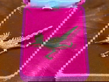 14K GOLD PIN, 'ROAD RUNNER'