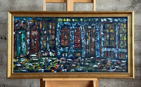 JOHN H. CORRIGAN, 'HOUSES IN BALTIMORE - NIGHTSCENE'