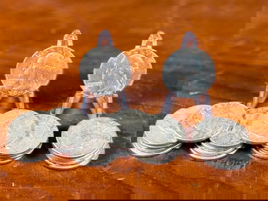 SILVER QUARTERS, $5.00 FACE VALUE