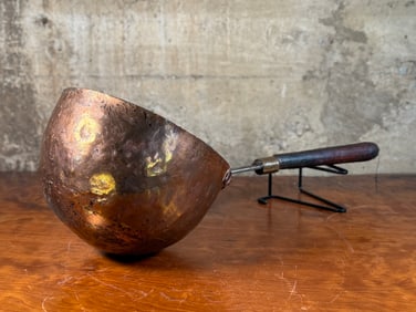 FRENCH WINERY TOOL SCOOP, COPPER