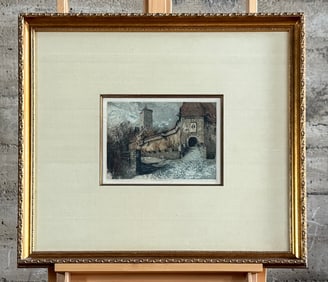 LUIGI KASIMIR, 'BURGAUFGANG' (CASTLE ASCENT)