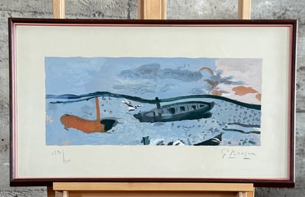 GEORGES BRAQUE, 'BORD DE MER'
