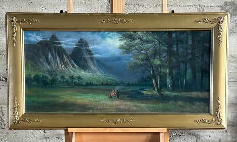 ORIGINAL PASTEL, 'YOSEMITE VALLEY'