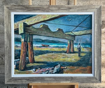 JOHN PORTER LEEPER, OIL ON BOARD