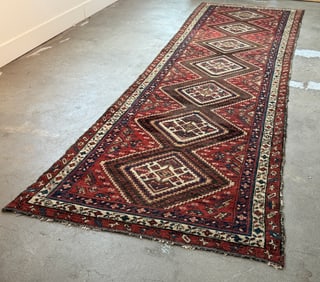 TURKISH PERSIAN WOOL RUNNER RUG