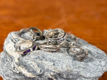 STERLING SILVER RING COLLECTION