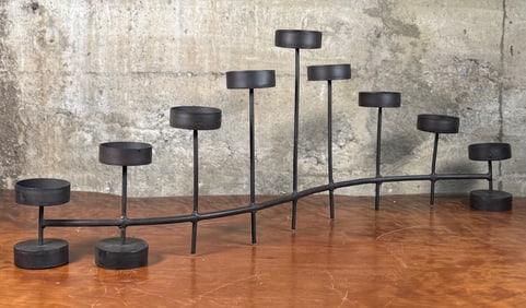 WROUGHT IRON CANDELABRA