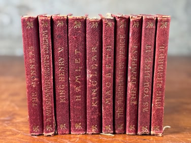 'THE TEMPLE SHAKESPEARE', 10 VOLUME SERIES