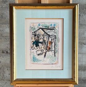 MARC CHAGALL, 'THE ARTIST IN THE VILLAGE II'