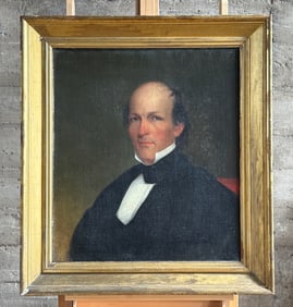 19TH CENTURY PORTRAIT, OIL ON CANVAS #1