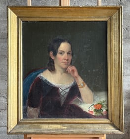 19TH CENTURY PORTRAIT, OIL ON CANVAS #2