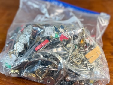 COSTUME JEWELRY, 3.5LBS