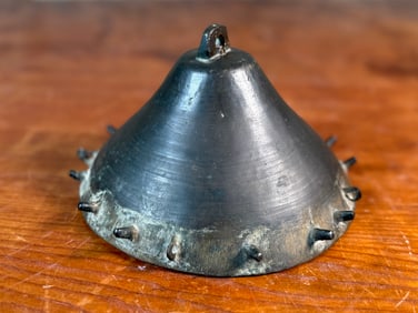 19TH CENTURY BRONZE ISLAMIC HAWKING DRUM