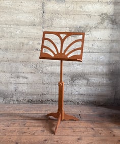 MID-CENTURY WOODEN MUSIC STAND
