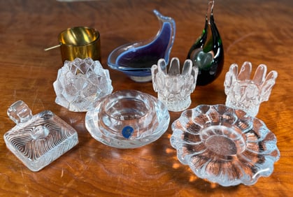 MID-CENTURY GLASS & CRYSTAL COLLECTION