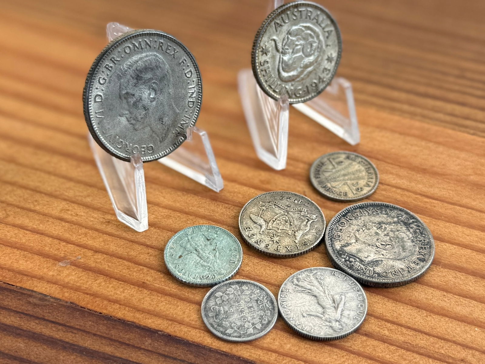 FOREIGN COINS WITH SILVER CONTENT - 2