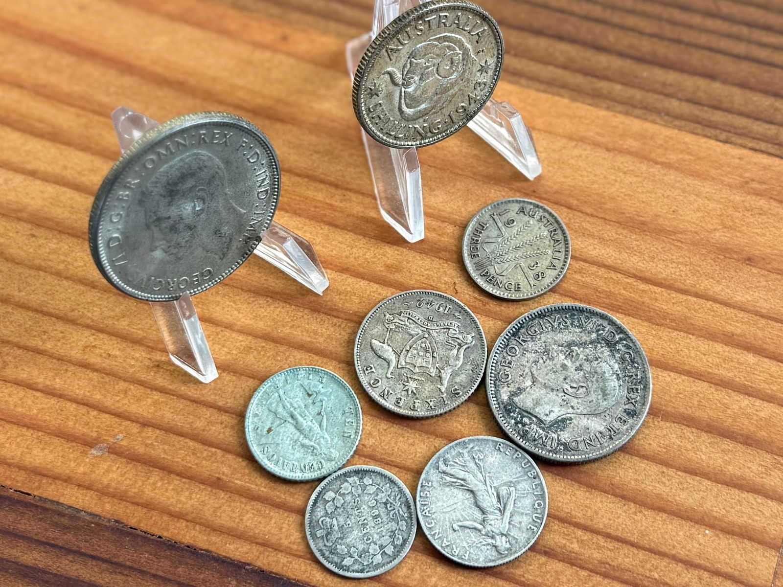FOREIGN COINS WITH SILVER CONTENT - 3
