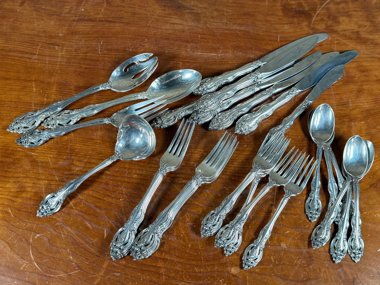 GORHAM, 'LA SCALA' STERLING SILVER FLATWARE (1 of 8)